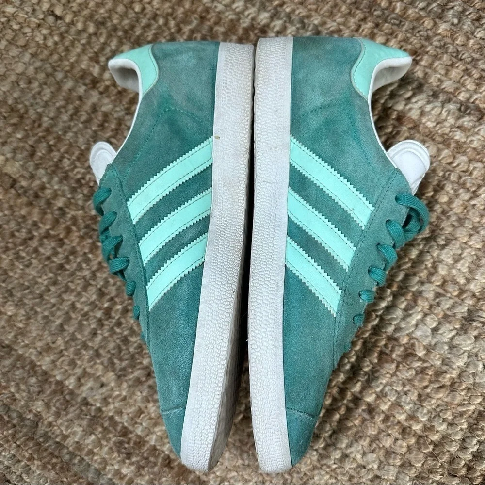 adidas Gazelle True Green/ Clear Mint/ Ftw White mens 8